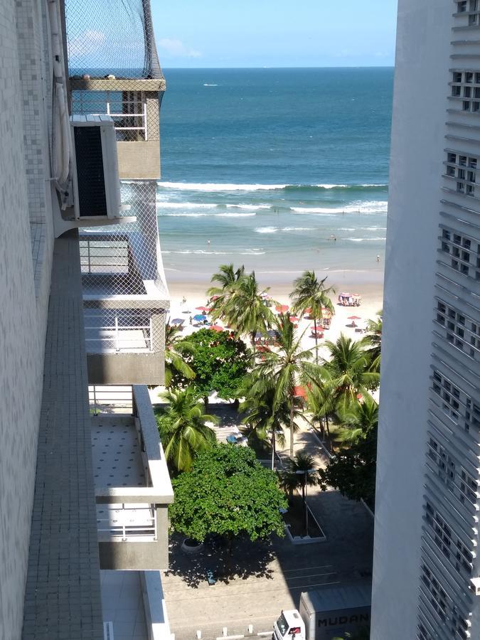 Apto Pe Na Areia Praia Das Pitangueiras - Centro Guarujá Dış mekan fotoğraf